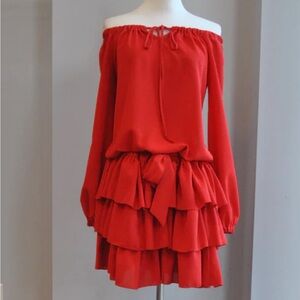 Red dress from la obsession boutique, fits medium